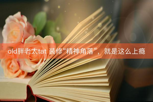 old胖老太tat 装修“精神角落”，就是这么上瘾